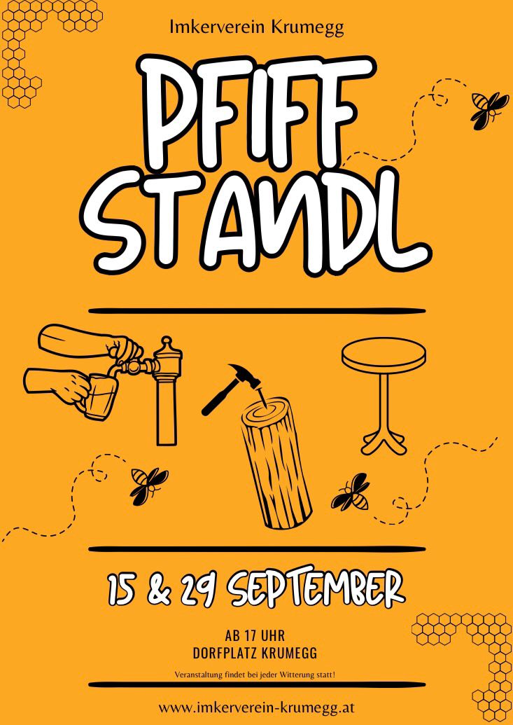 Pfiffstandl 2024 Flyer